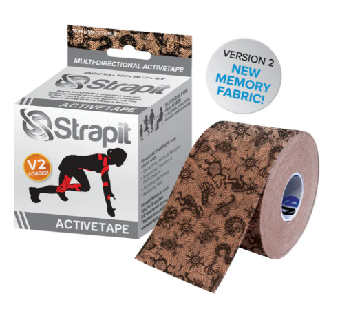 Poza cu ACTIVETAPE 5CM x 5M  - BEIGE/MUSTA