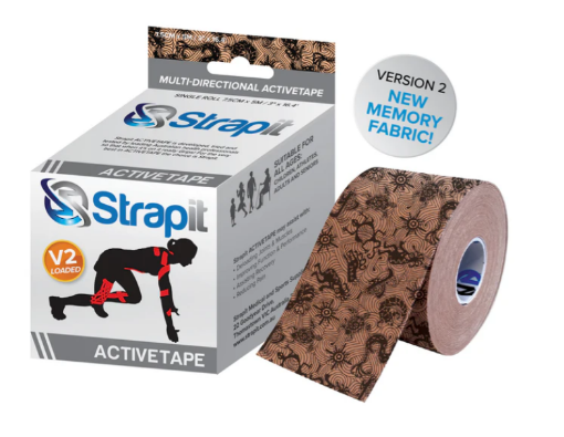Poza cu ACTIVETAPE 7,5CM x 5M - BEIGE/MUSTA