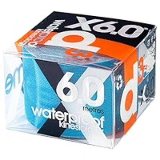 Kuva tuotteesta d3Tape X6.0 Waterproof kinesioteippi - Sähkönsininen, 5 cm x 6 m