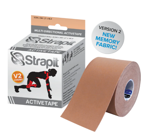 Poza cu DYNAMIC ACTIVETAPE 5CM x 5M – BEIGE STRAPIT