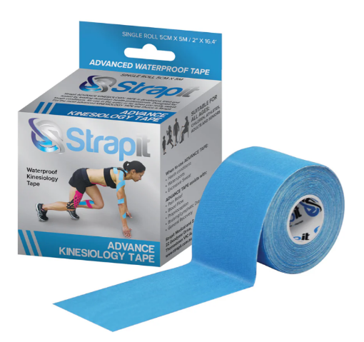 Poza cu Kinesiologinen teippi Advance 5cm x 5m Sininen – Strapit