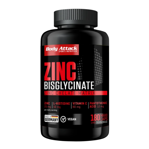 Poza cu Zinc Bisglycinate  (180 Caps) Body Attack