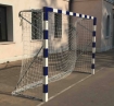 Poza cu Poarta handbal fixa 3x2m, aluminiu 80x80mm, cu socluri