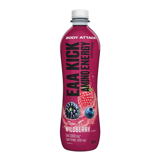 Poza cu EAA Kick Amino Wild Berry - 500ml Body Attack