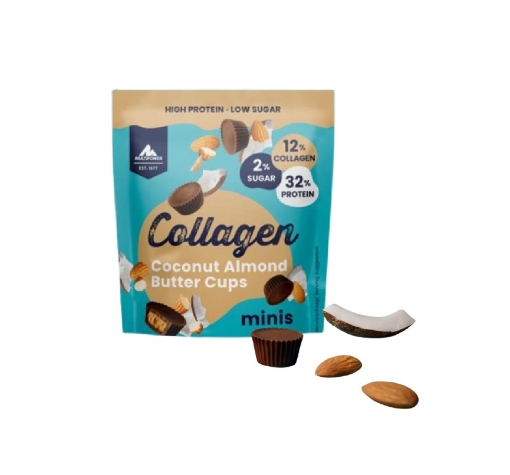 Poza cu Colagen Cups 70g - Cocos Migdale - Multipower