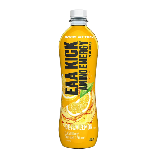 Poza cu EAA Kick Amino Ice Tea Lemon - 500ml Body Attack