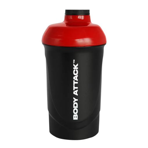 Poza cu MUSTA/PUNAINEN SHAKER 600 ML BODY ATTACK