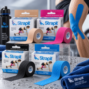 Kuva kategoriasta Strapit Advance KTAPE – Kinesioteippi waterproof 5 cm x 5 m