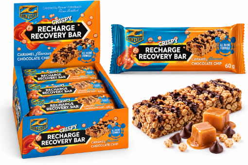 Kuva tuotteesta Recharge Recovery Bar Z-Konzept – 60 g, Caramel Chocolate Chip